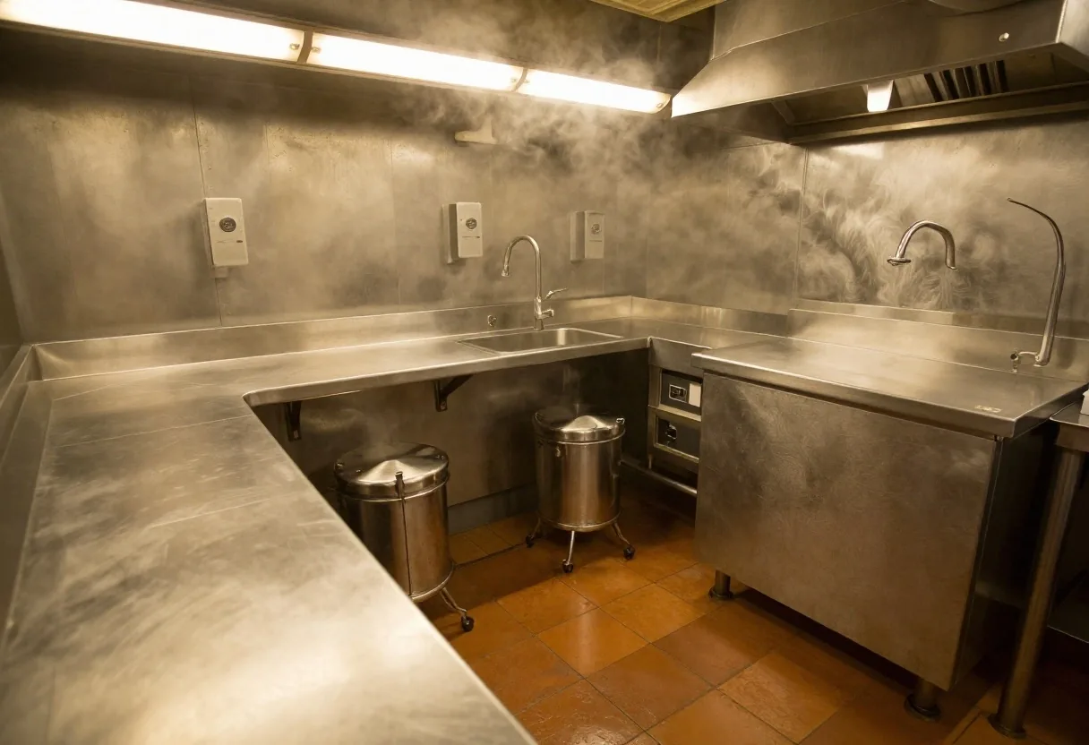 Steam chamber melting authentic cheese without oil separation