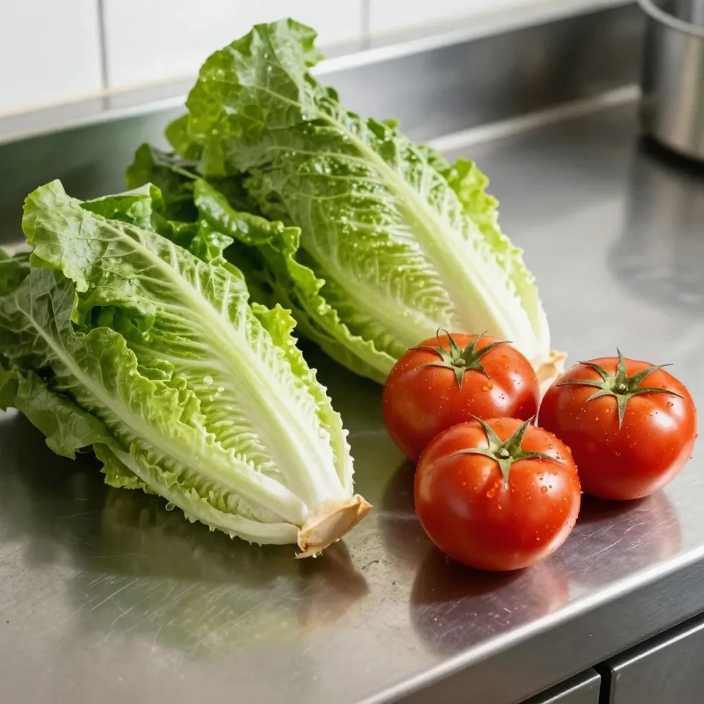 Fresh produce and morning prep at Firehouse Subs Queen Street West