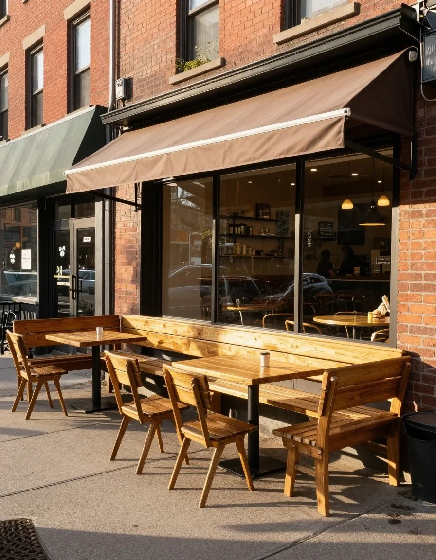Neighborhood view of Queen Street West storefront in Toronto